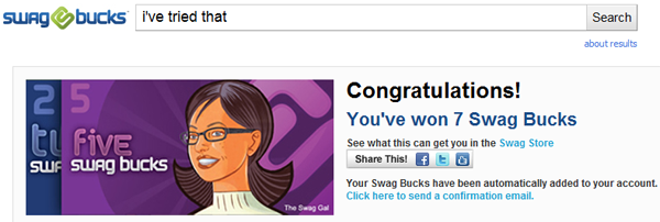 Swagbucks Reward