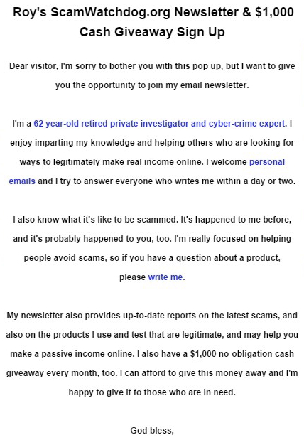Binary options watchdog scam